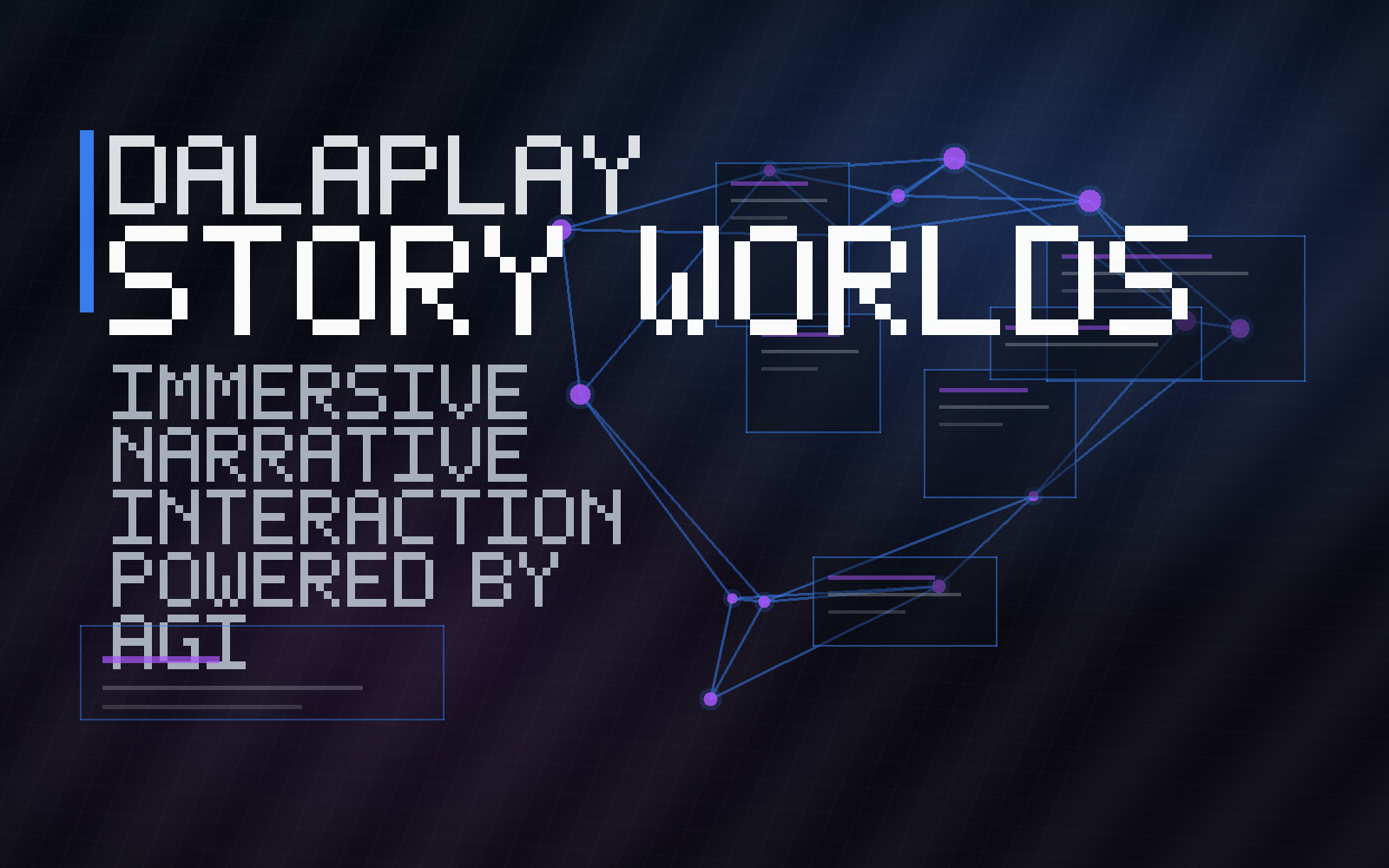 Immersive AI story interaction concept